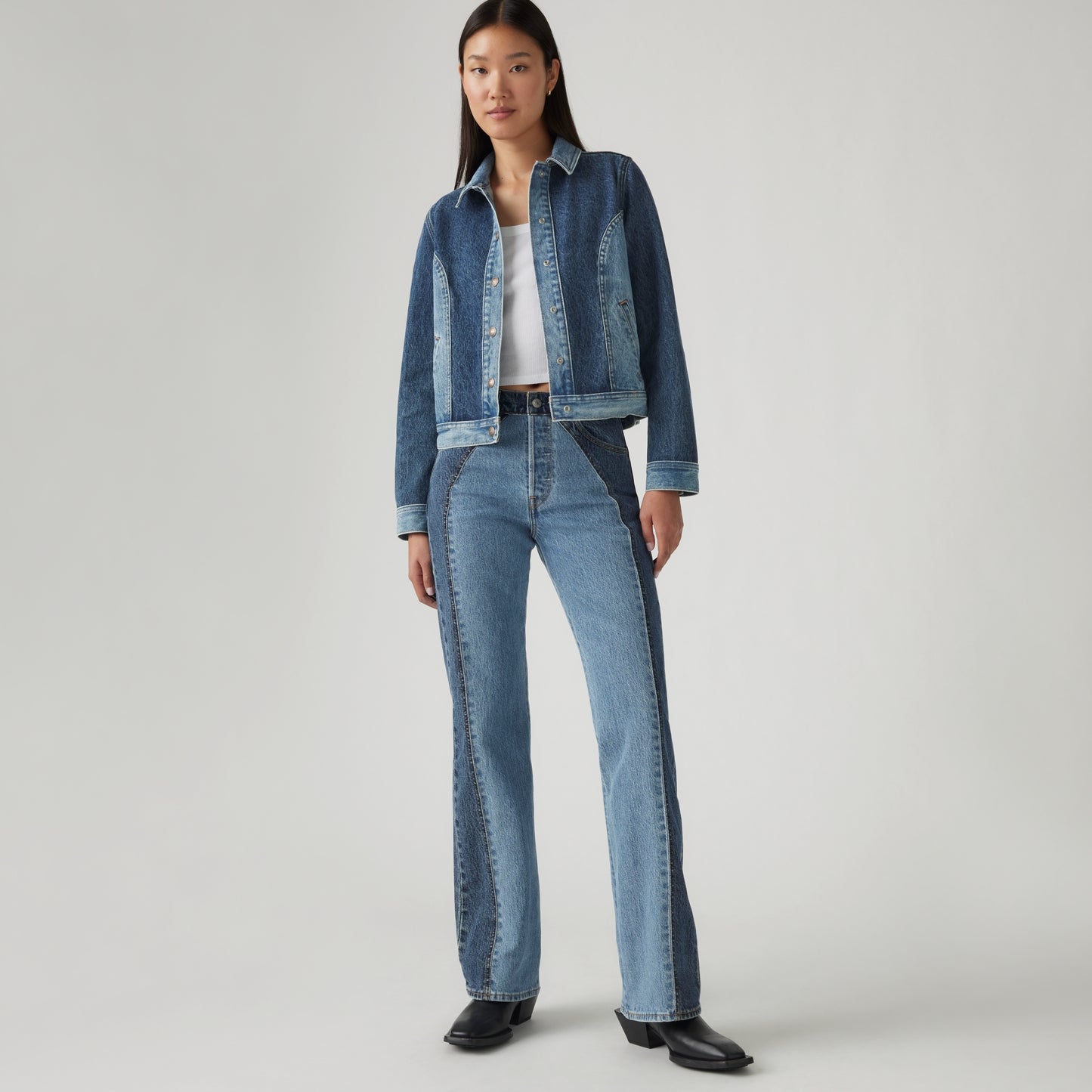 WEDGIE BOOT WESTERN PRACTICALLY PIECED