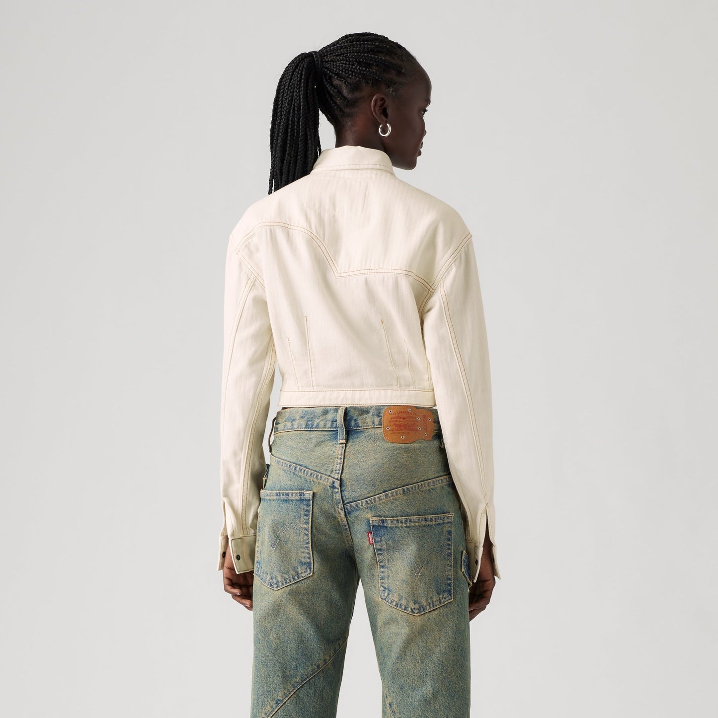 LEVI’S® X ADSB ANDERSSON BELL CINCHED BLOUSE - NEUTRAL