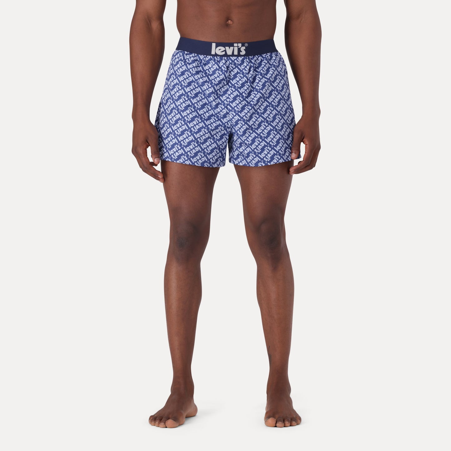 LEVI'S® MEN'S WOVEN CHAMBRAY BOXERS - BLUE