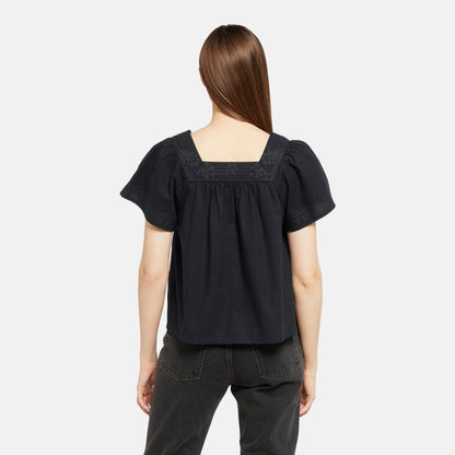 AMBRE BABYDOLL TANK ANTHRACITE NIGHT