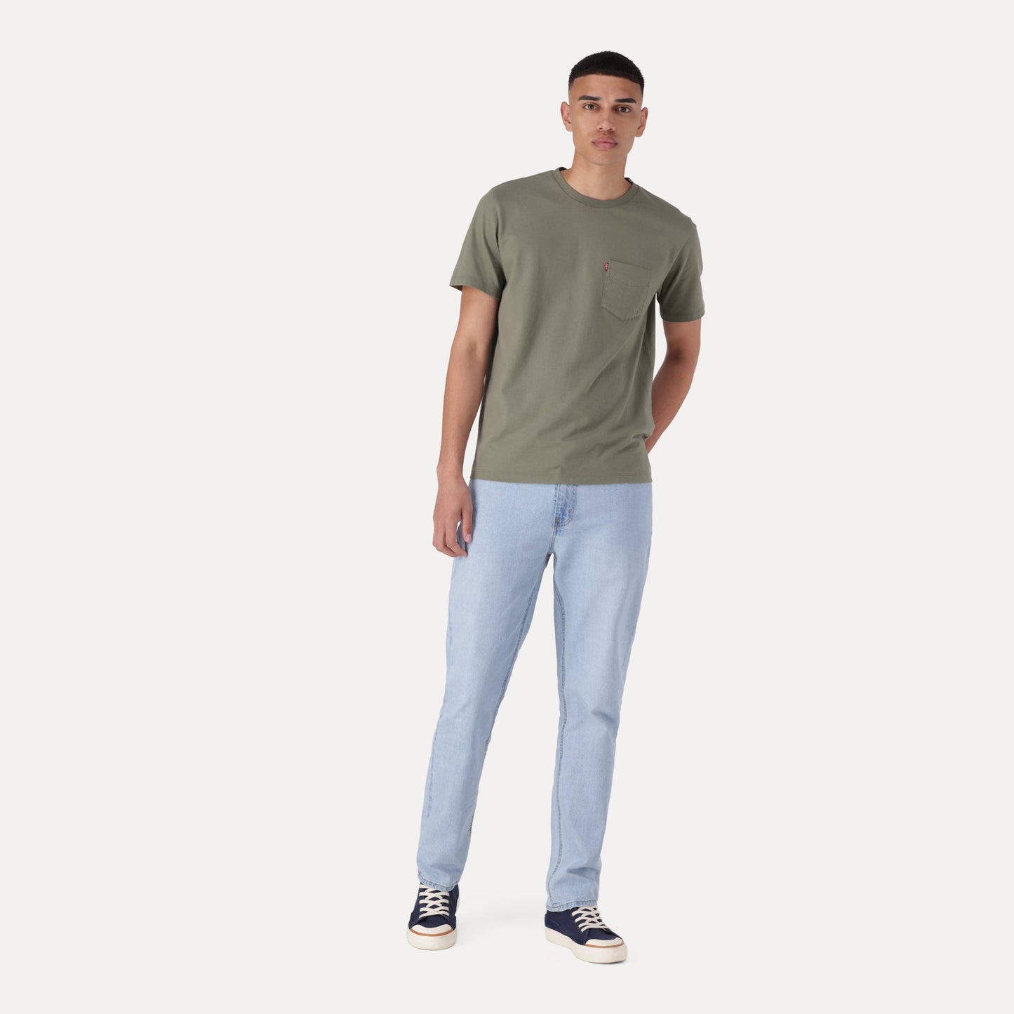 LEVI'S® MEN'S 541™ ATHLETIC TAPER JEANS - LIGHT INDIGO - WORN IN