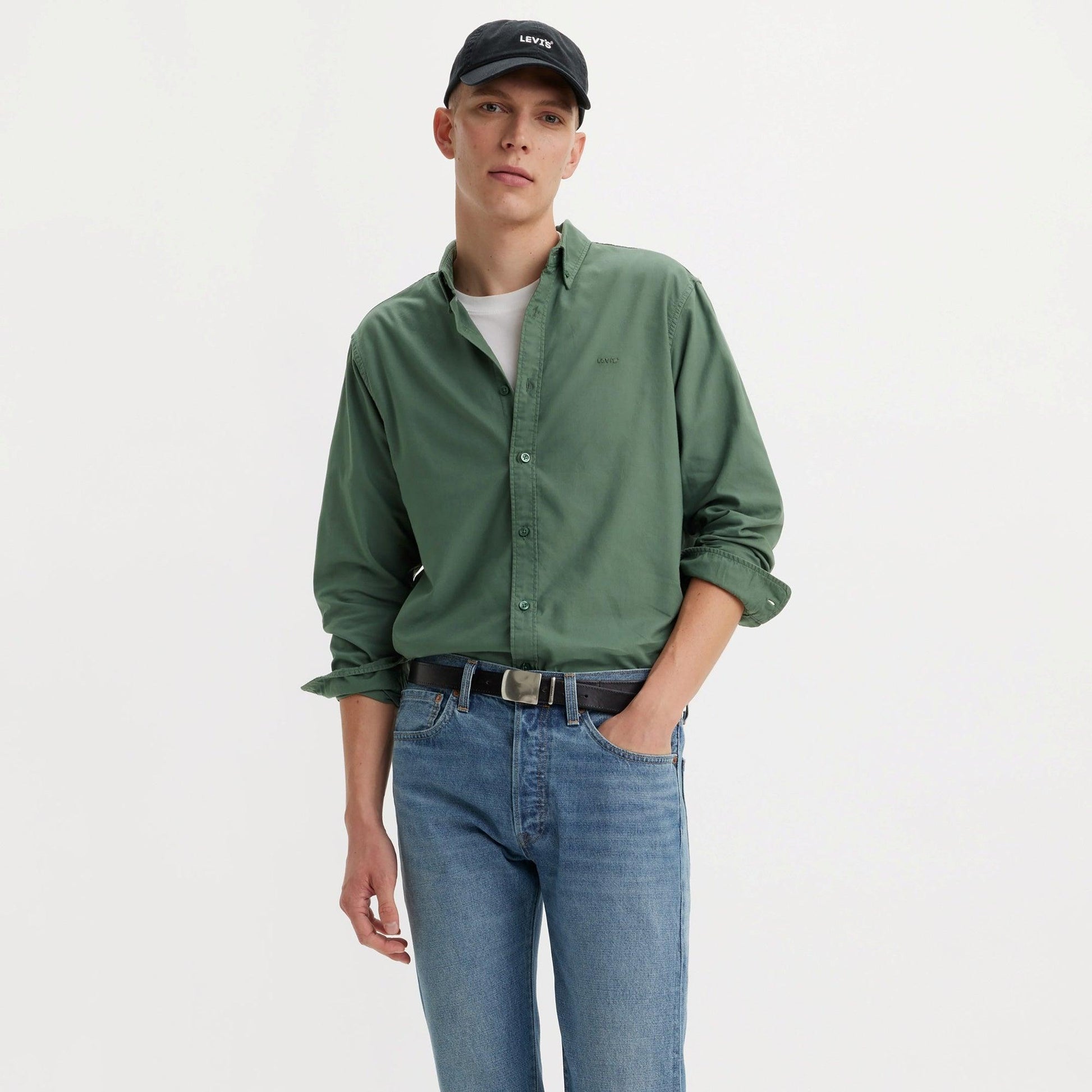 AUTHENTIC BUTTON-DOWN SHIRT - GREEN