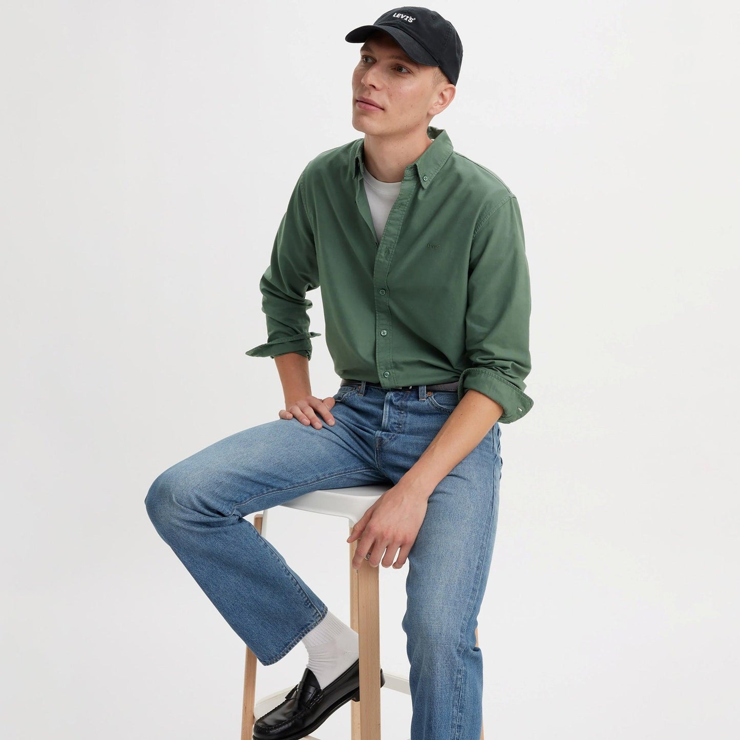 AUTHENTIC BUTTON-DOWN SHIRT - GREEN