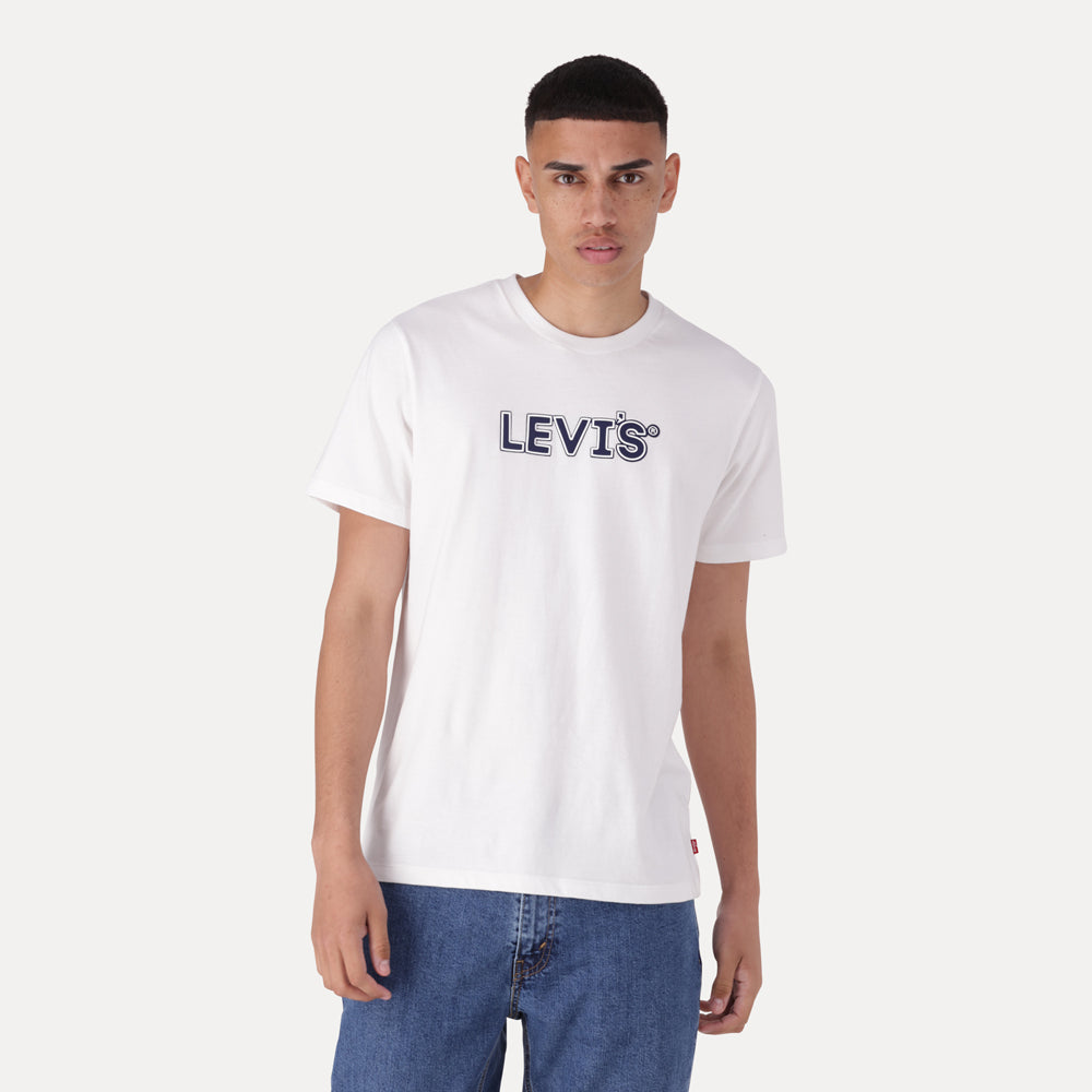 LEVI'S® MEN'S RELAXED FIT SHORT SLEEVE GRAPHIC T-SHIRT - WHITE