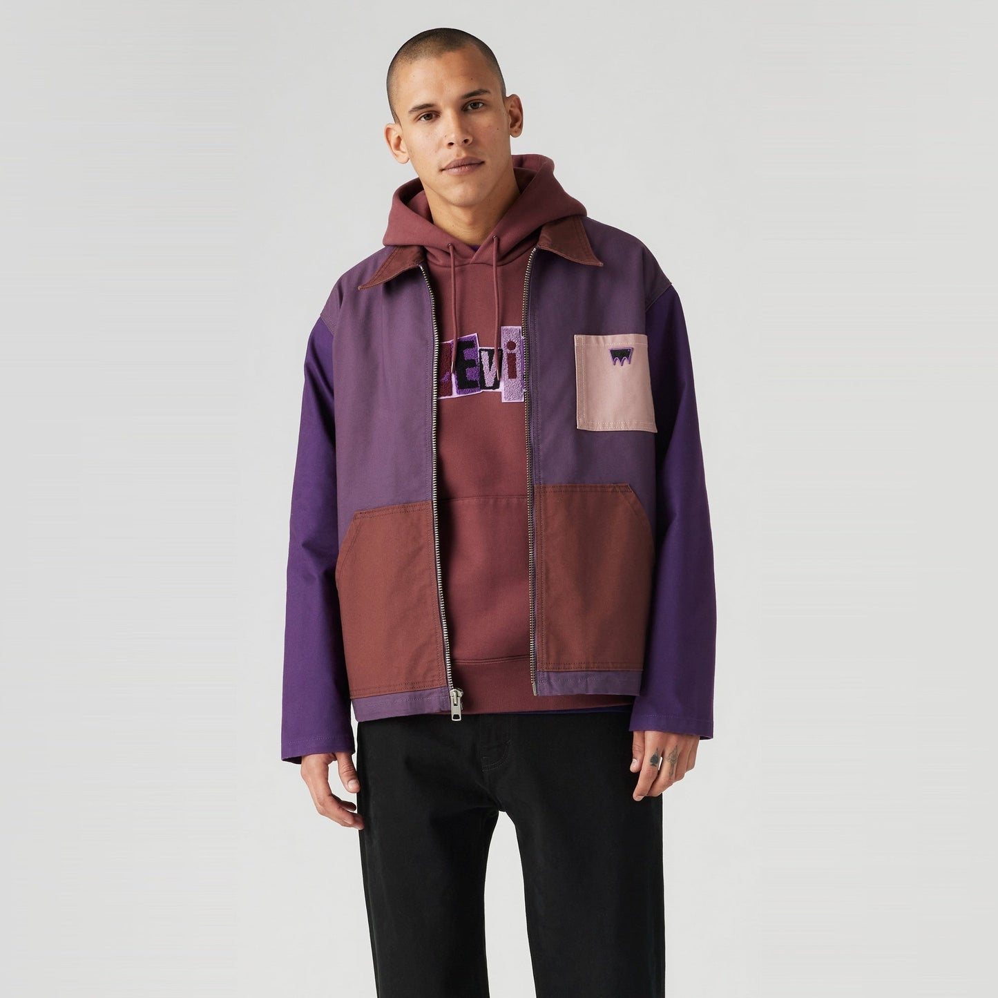 LEVI'S® SKATEBOARDING MEN'S GARAGE JACKET - PURPLE