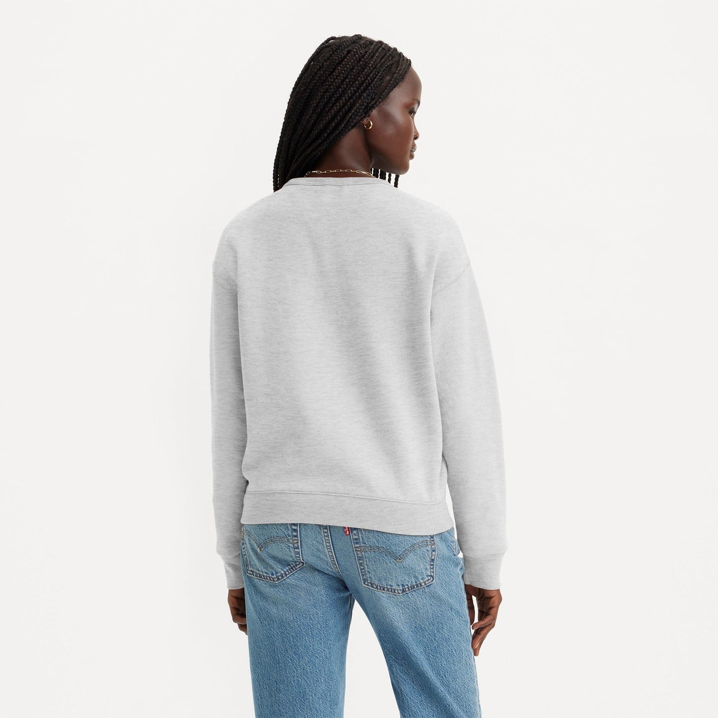 GRAPHIC SIGNATURE CREWNECK SWEATSHIRT - GREY