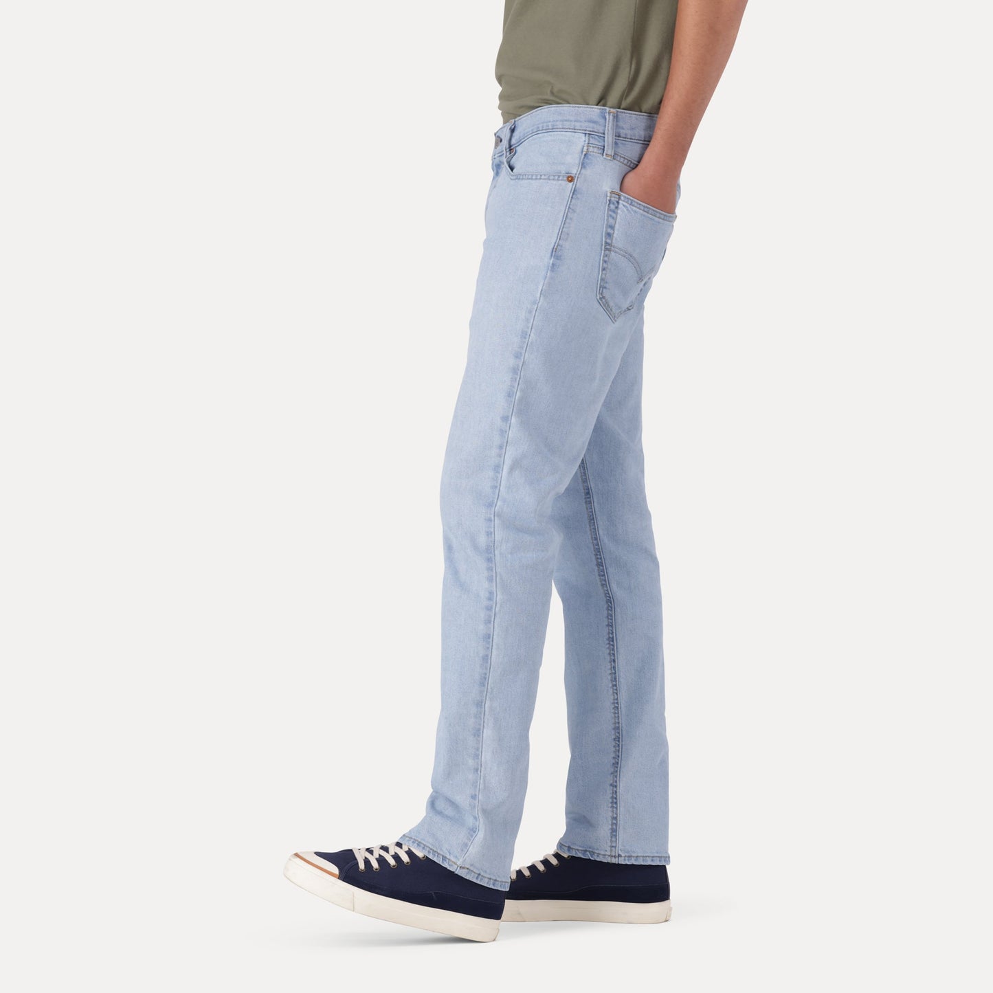 LEVI'S® MEN'S 541™ ATHLETIC TAPER JEANS - LIGHT INDIGO - WORN IN