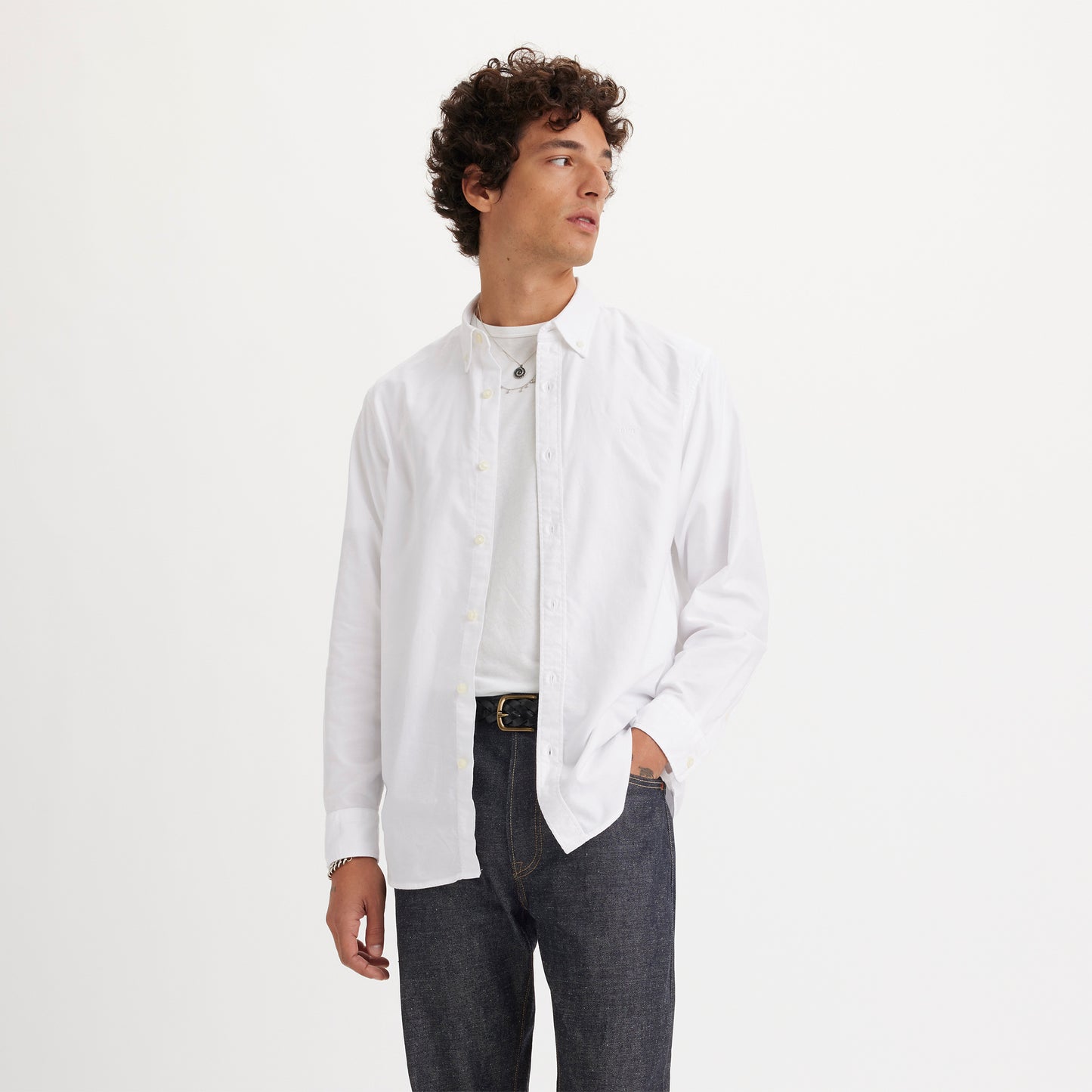 AUTHENTIC BUTTON DOWN BRIGHT WHITE