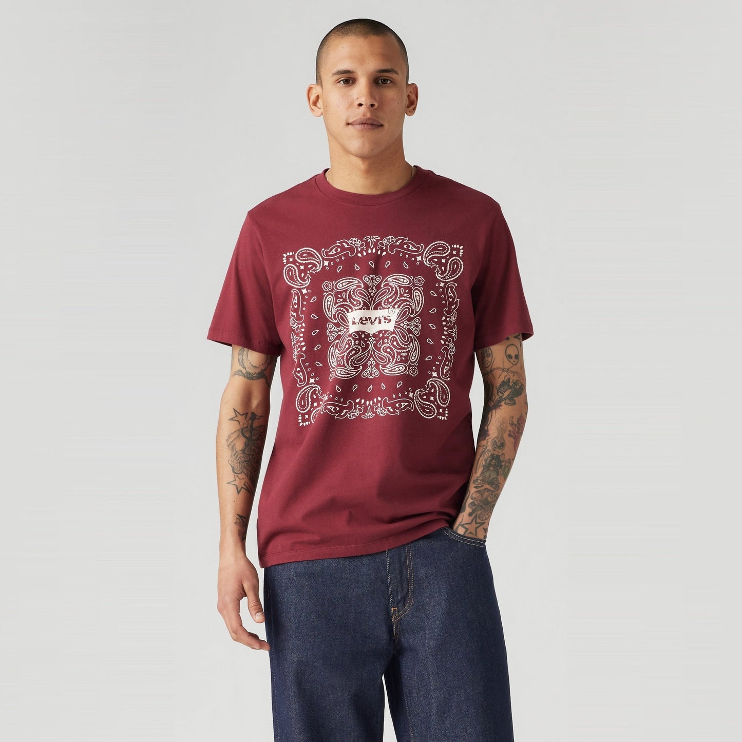 LEVI'S® MEN'S CLASSIC GRAPHIC T-SHIRT - BROWN