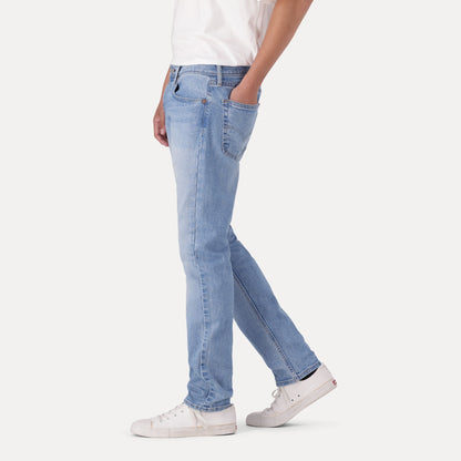 LEVI'S® MEN'S 502™ TAPER JEANS - MED INDIGO - WORN IN