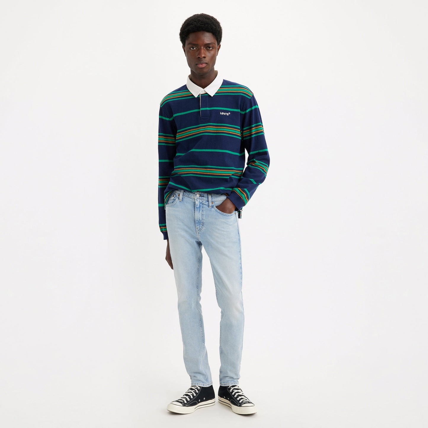 LEVI'S® MEN'S 510™ SKINNY JEANS - LIGHT INDIGO - WORN IN