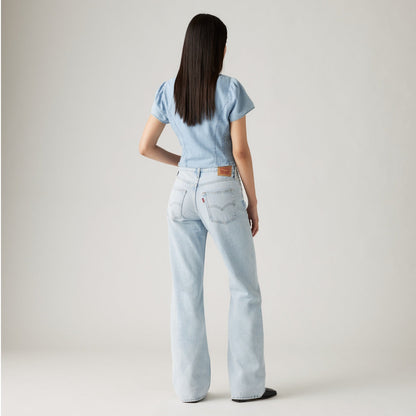 LEVI'S® WOMEN'S '94 BAGGY BOOTCUT JEANS - LIGHT INDIGO - FLAT FINISH