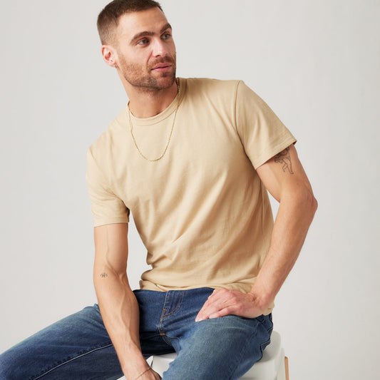 LEVI'S® MEN'S PREMIUM SLIM FIT T-SHIRT - TAN