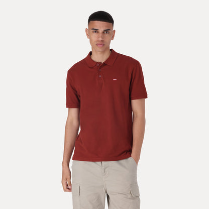 AMA HM POLO FIRED BRICK- RED