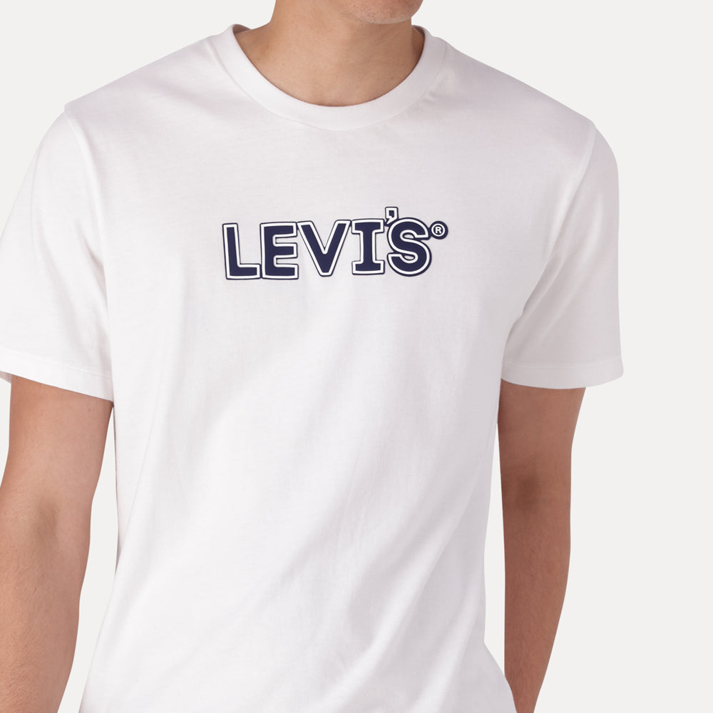 LEVI'S® MEN'S RELAXED FIT SHORT SLEEVE GRAPHIC T-SHIRT - WHITE