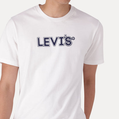 LEVI'S® MEN'S RELAXED FIT SHORT SLEEVE GRAPHIC T-SHIRT - WHITE