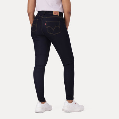 LEVI'S® CURVY SUPER SKINNY - DARK INDIGO - WORN IN