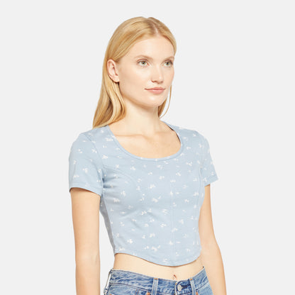 LEVI'S® WOMEN'S LYRA TEE - BLUE