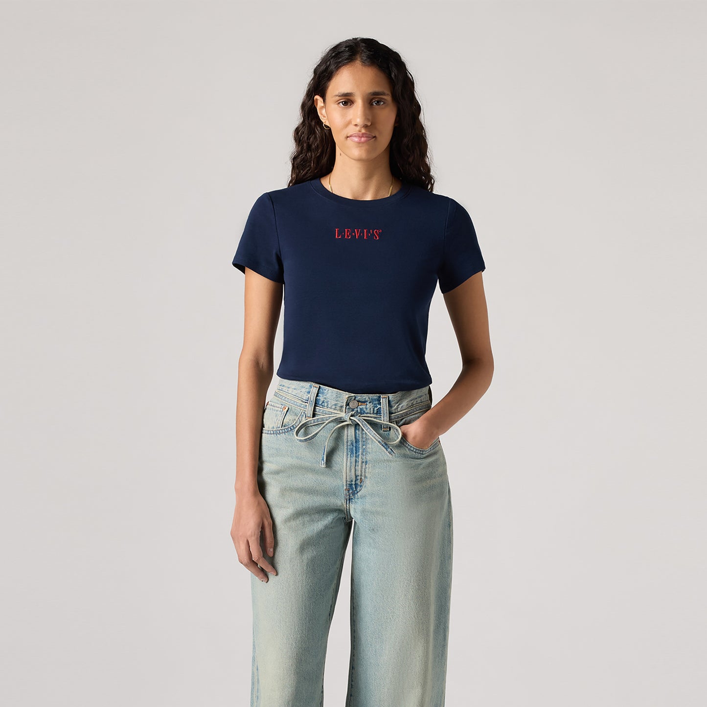 GR ESSENTIAL TEE SERIF 1873 NAVY BLAZER