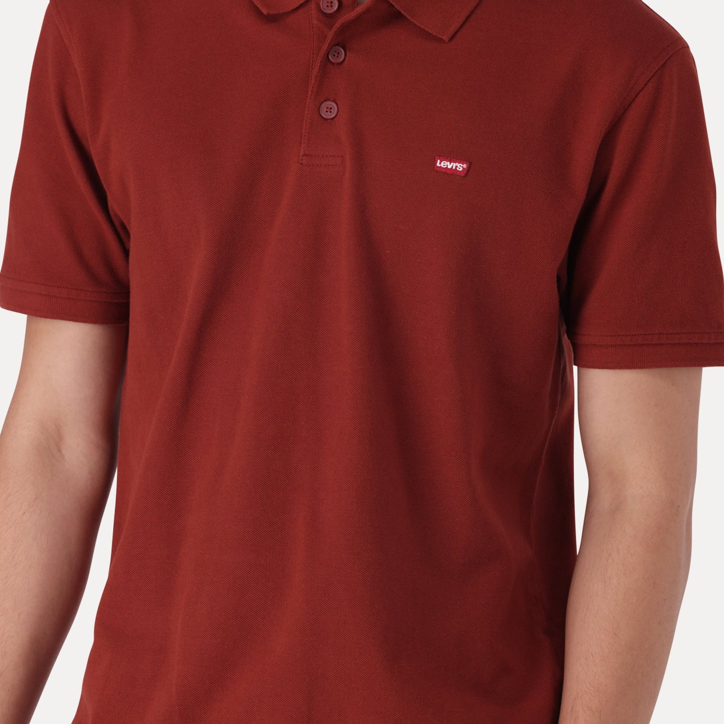 AMA HM POLO FIRED BRICK- RED