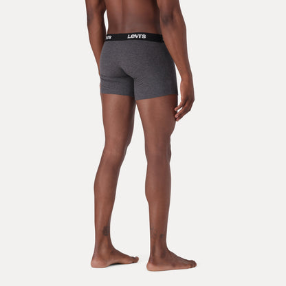 LEVI'S® MEN'S LOGO SOLID BOXER BRIEFS (2 PACK) - BLUE
