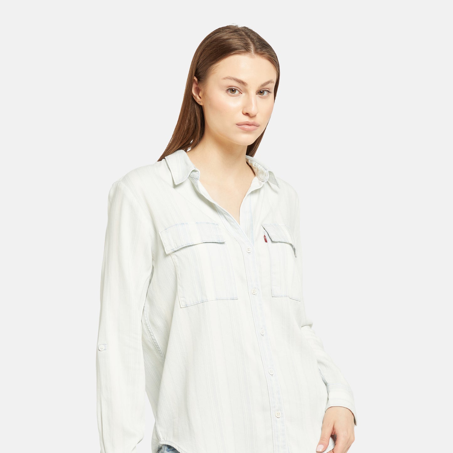 LEVI'S® WOMEN'S DOREEN UTILITY SHIRT - BLUE