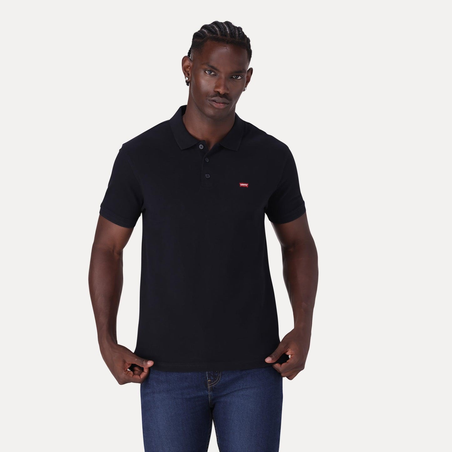 HOUSEMARK POLO SHIRT - BLACK