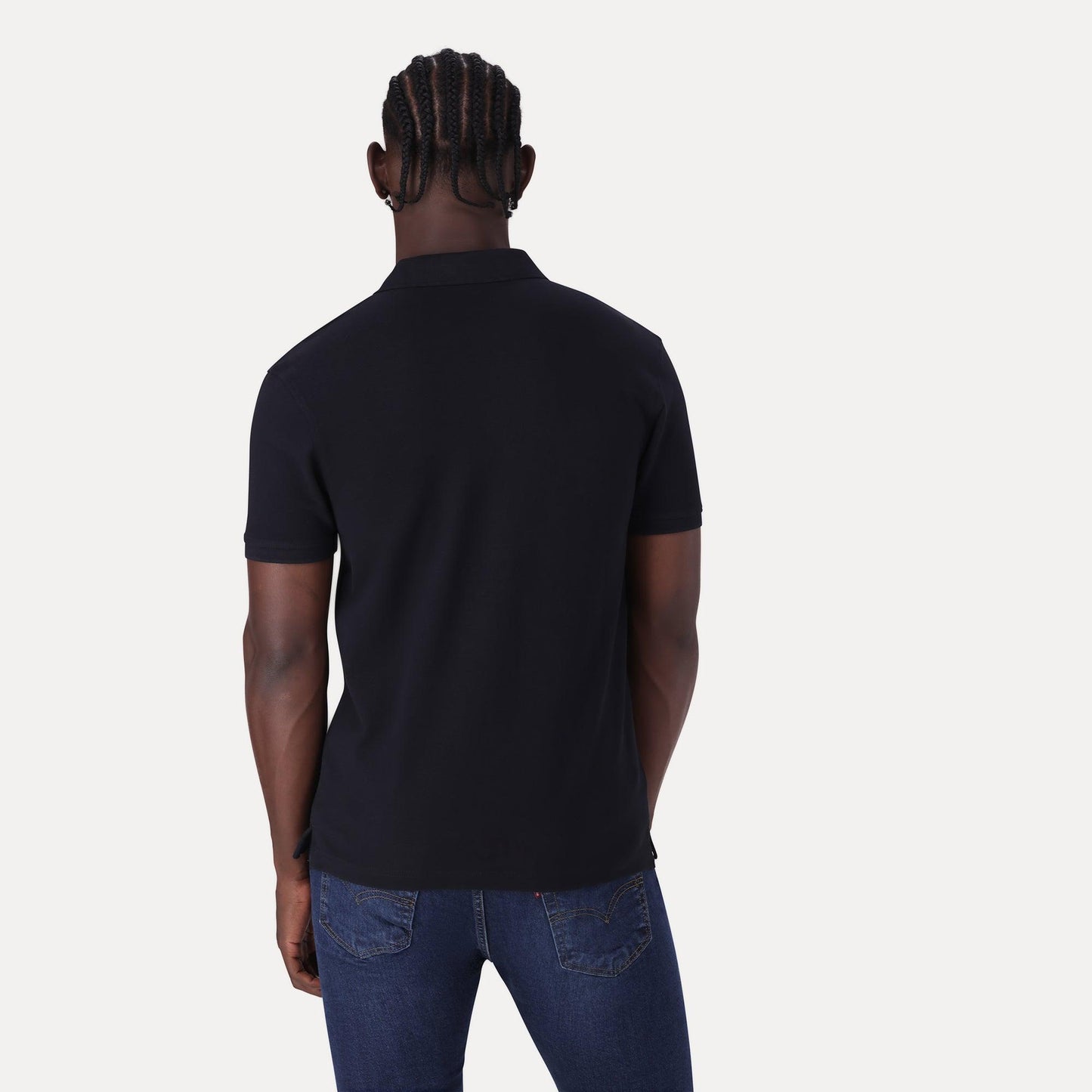 HOUSEMARK POLO SHIRT - BLACK