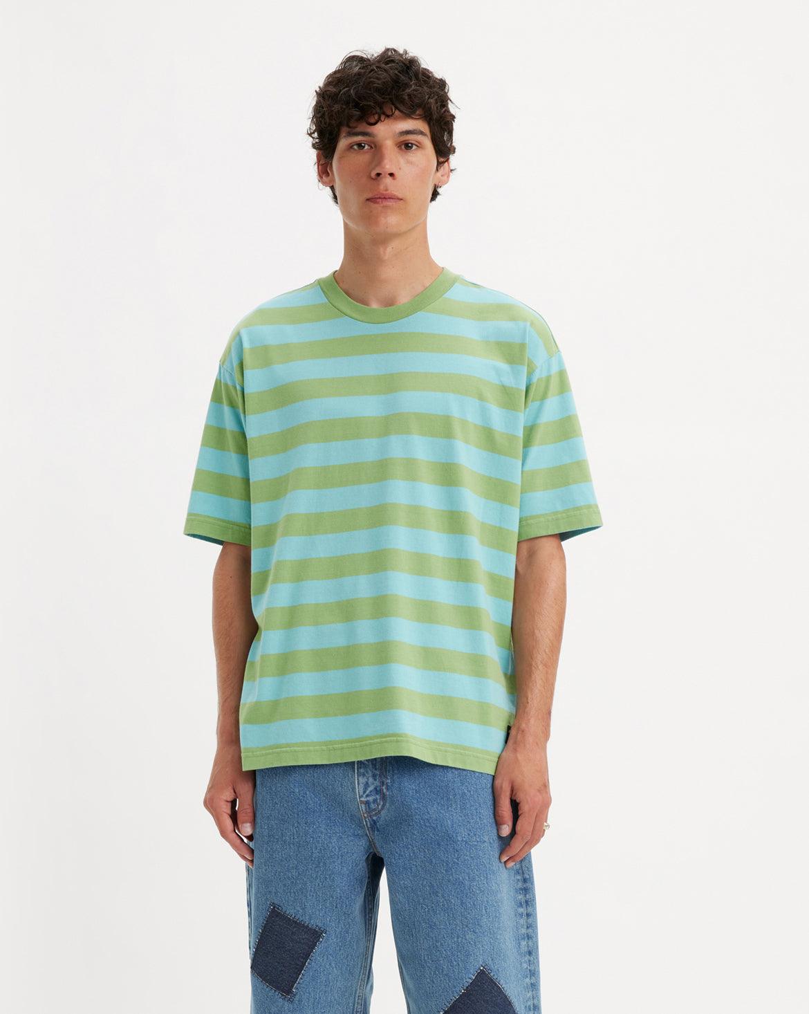 LEVI'S® SKATEBOARDING GRAPHIC BOXY T-SHIRT - BLUE