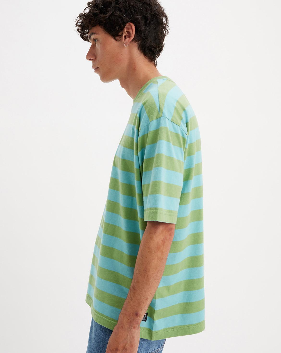 LEVI'S® SKATEBOARDING GRAPHIC BOXY T-SHIRT - BLUE