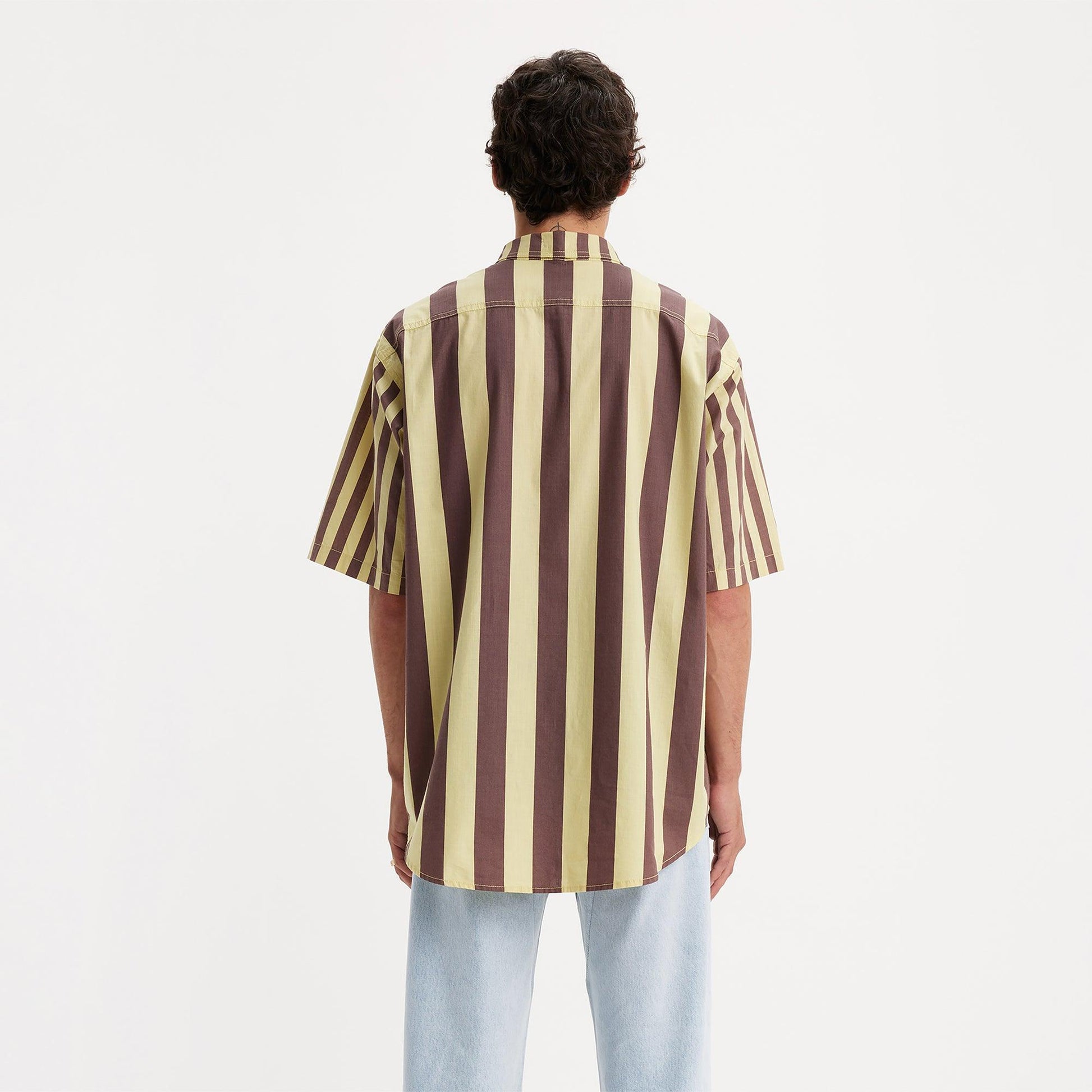 LEVI'S® SKATEBOARDING SHORT-SLEEVE WOVEN SHIRT - YELLOW