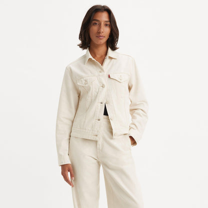 LEVI'S® WELLTHREAD® DOWN TO EARTH TRUCKER JACKET - NEUTRAL