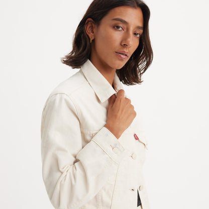LEVI'S® WELLTHREAD® DOWN TO EARTH TRUCKER JACKET - NEUTRAL