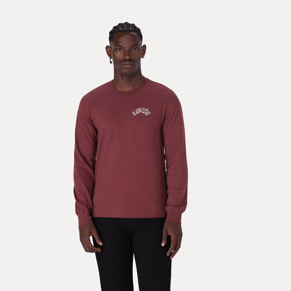 LONG-SLEEVE GRAPHIC AUTHENTIC T-SHIRT - RED