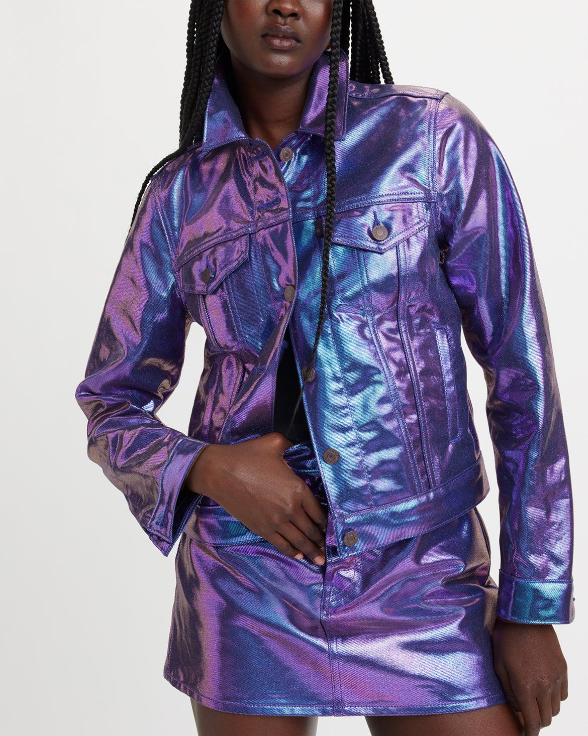 ORIGINAL TRUCKER JACKET - PURPLE