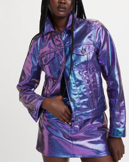 ORIGINAL TRUCKER JACKET - PURPLE