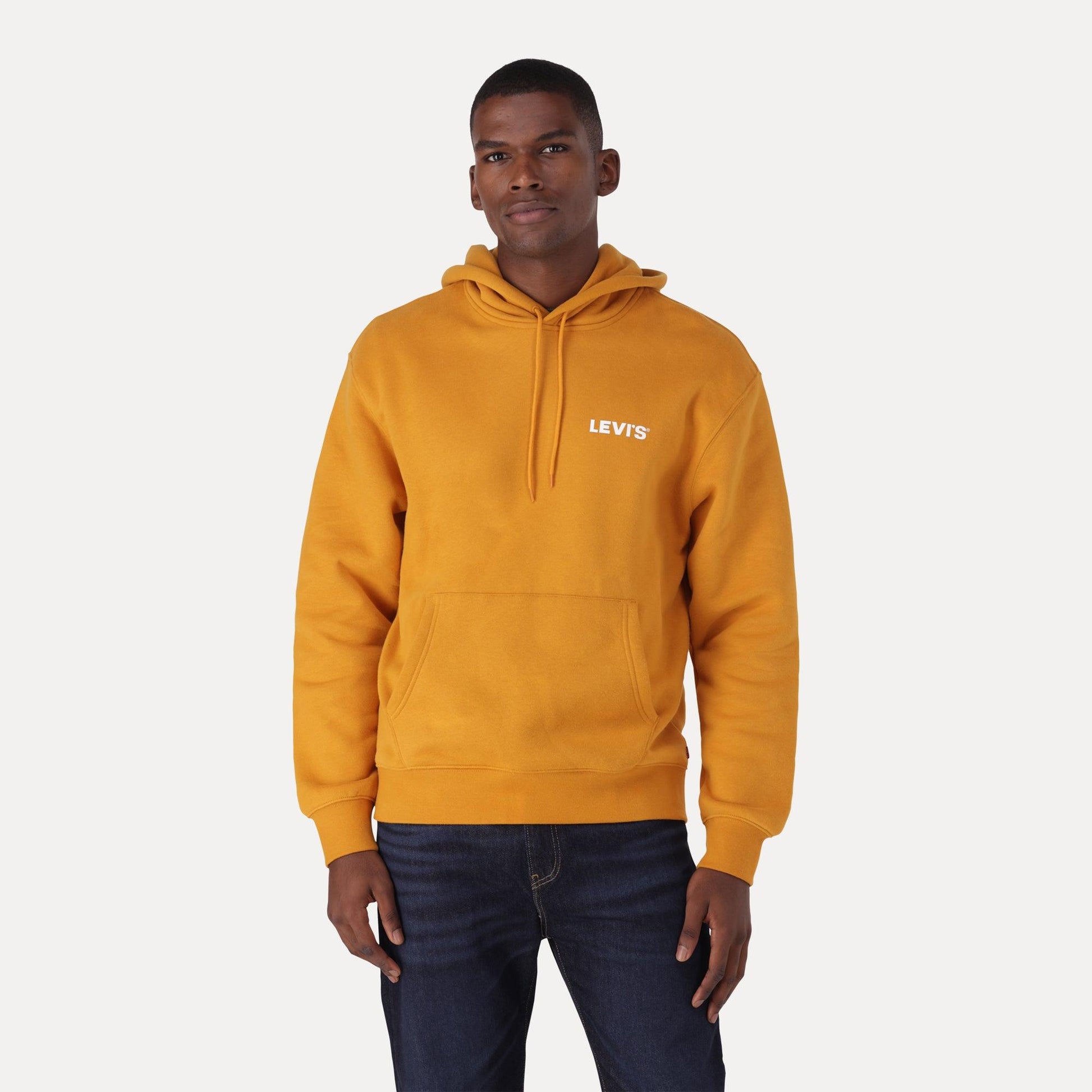 RELAXED FIT GRAPHIC HOODIE - YELLOW