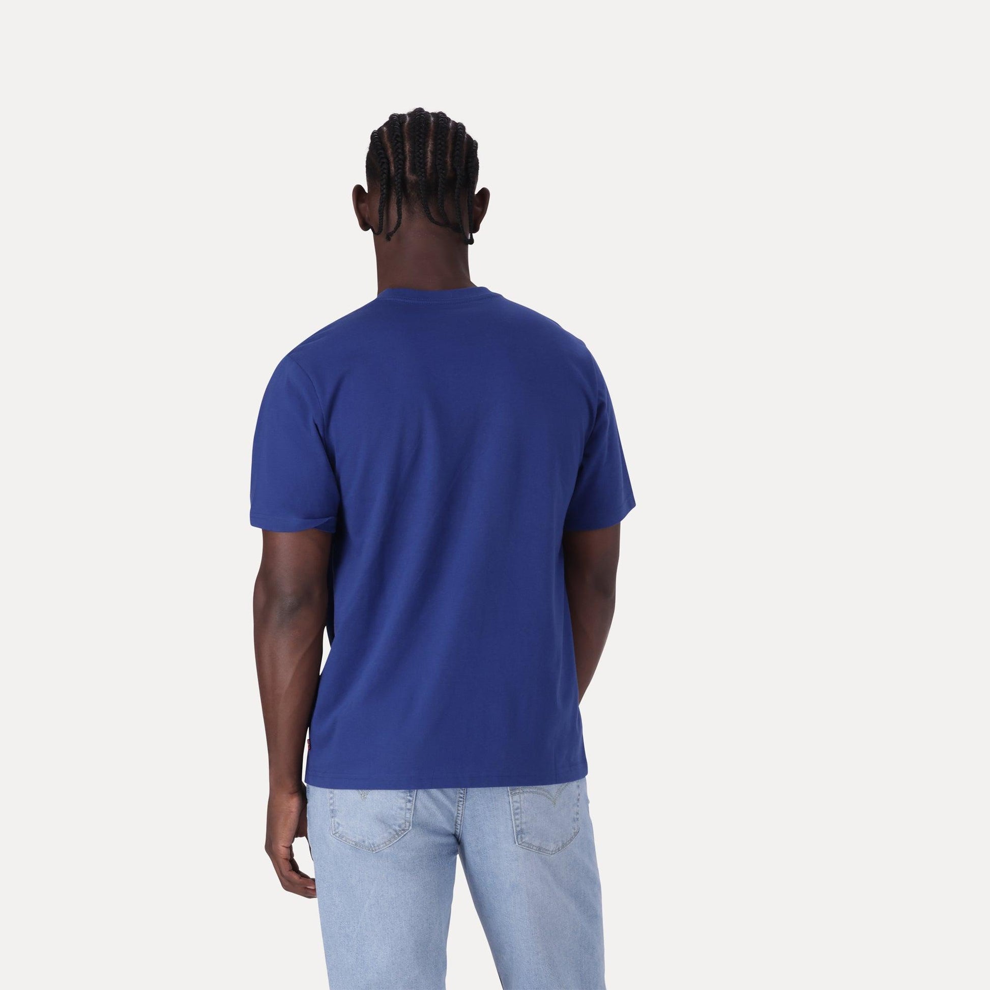 RELAXED FIT SHORT-SLEEVE GRAPHIC T-SHIRT - BLUE