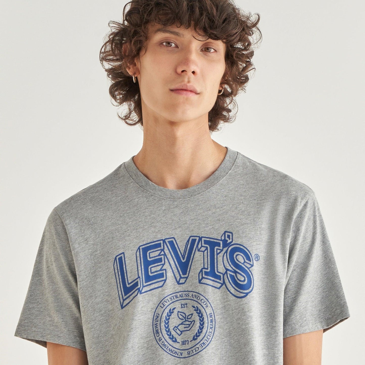 RELAXED FIT SHORT-SLEEVE GRAPHIC T-SHIRT - GREY