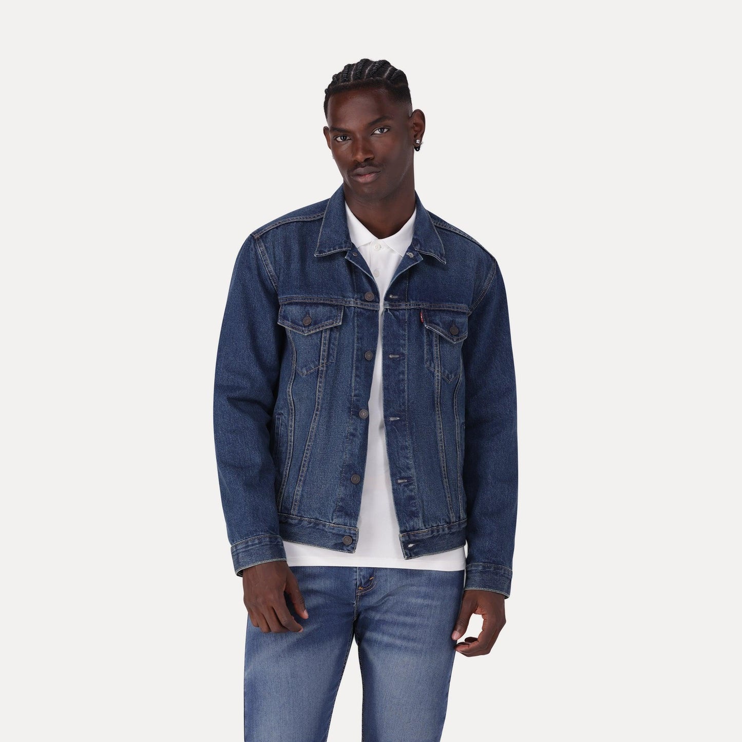 TRUCKER JACKET - DARK INDIGO - WORN IN