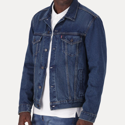 TRUCKER JACKET - DARK INDIGO - WORN IN
