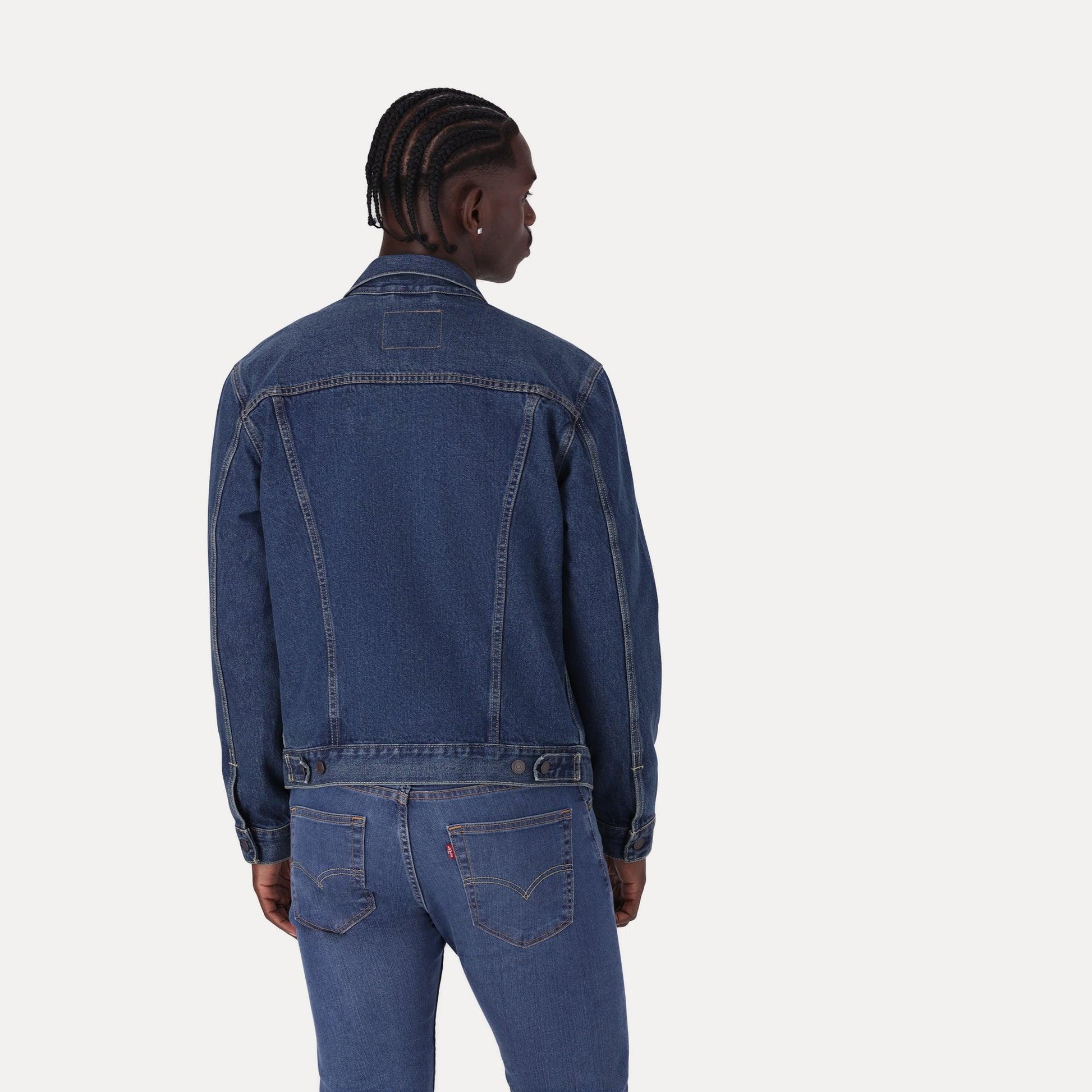 TRUCKER JACKET - DARK INDIGO - WORN IN