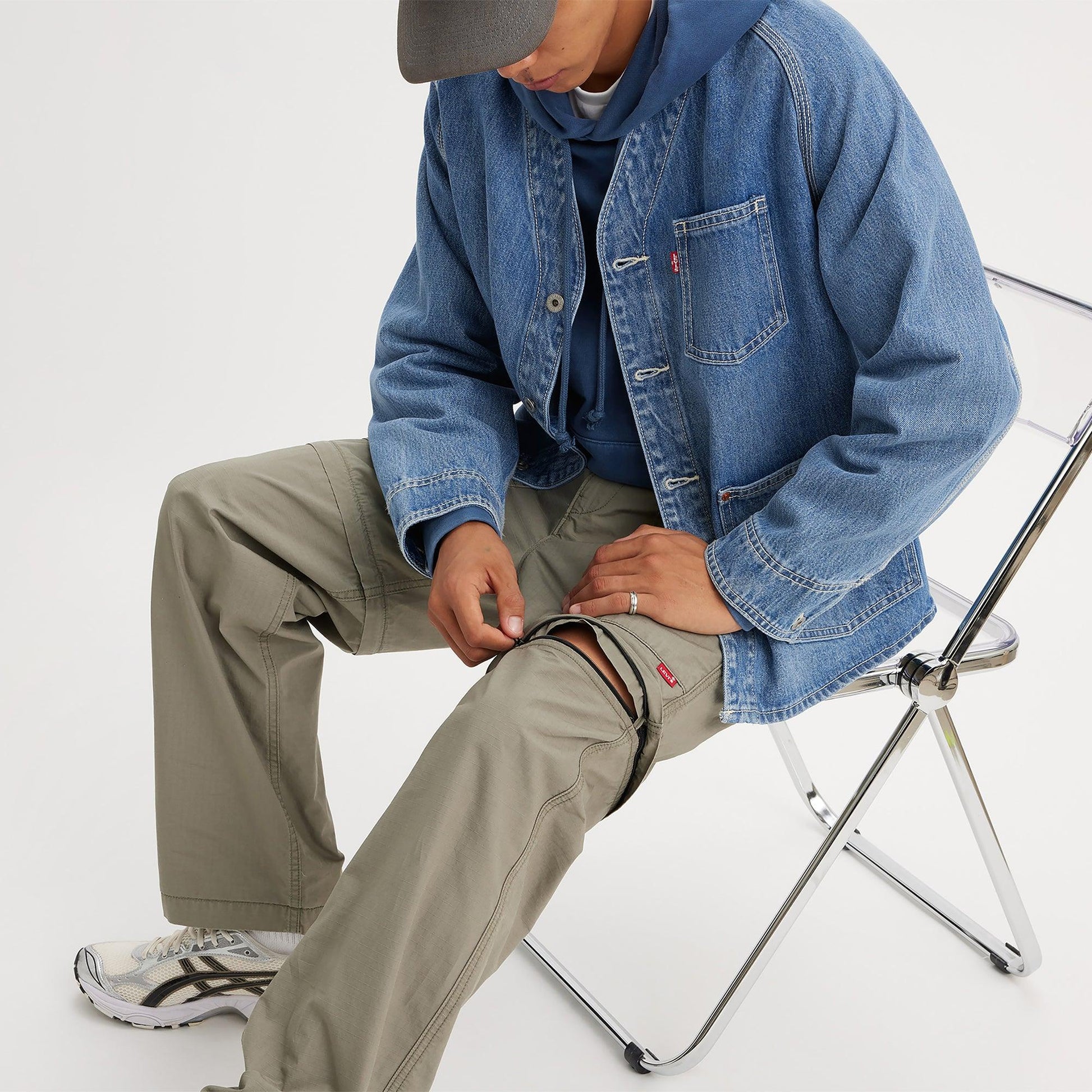 UTILITY ZIP-OFF PANTS - GREEN