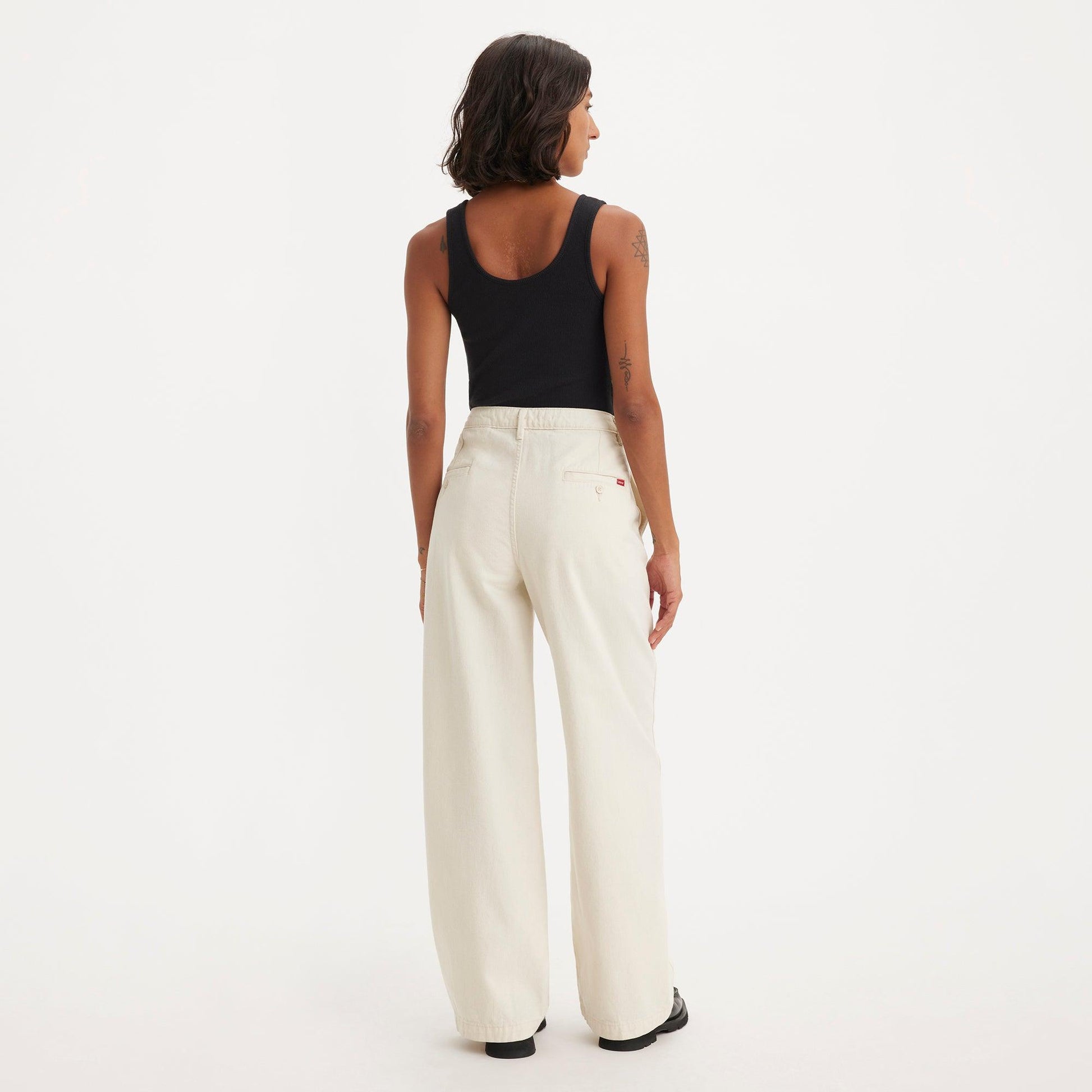 WELLTHREAD ORCRD SFT STR TROUSER SOFT CERAMIC - NEUTRAL