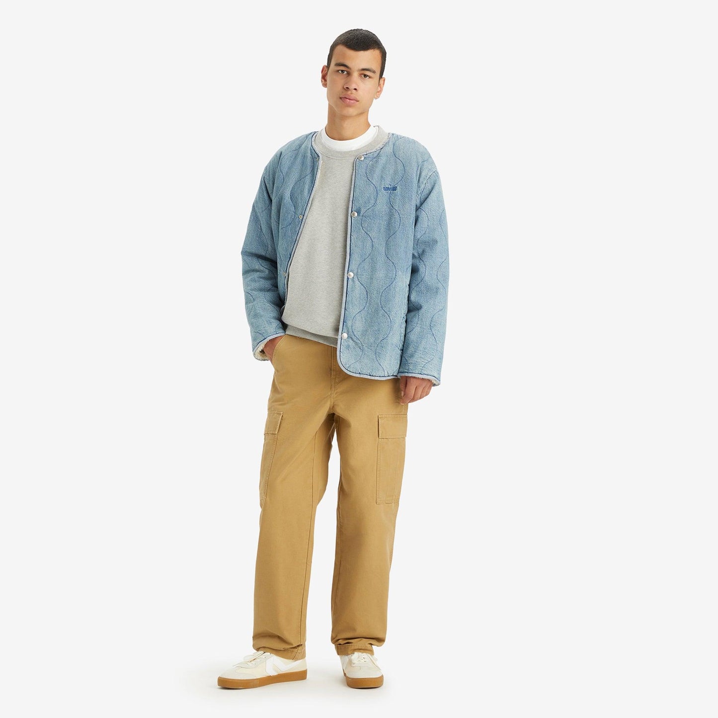 XX CARGO STRAIGHT PANTS - BROWN