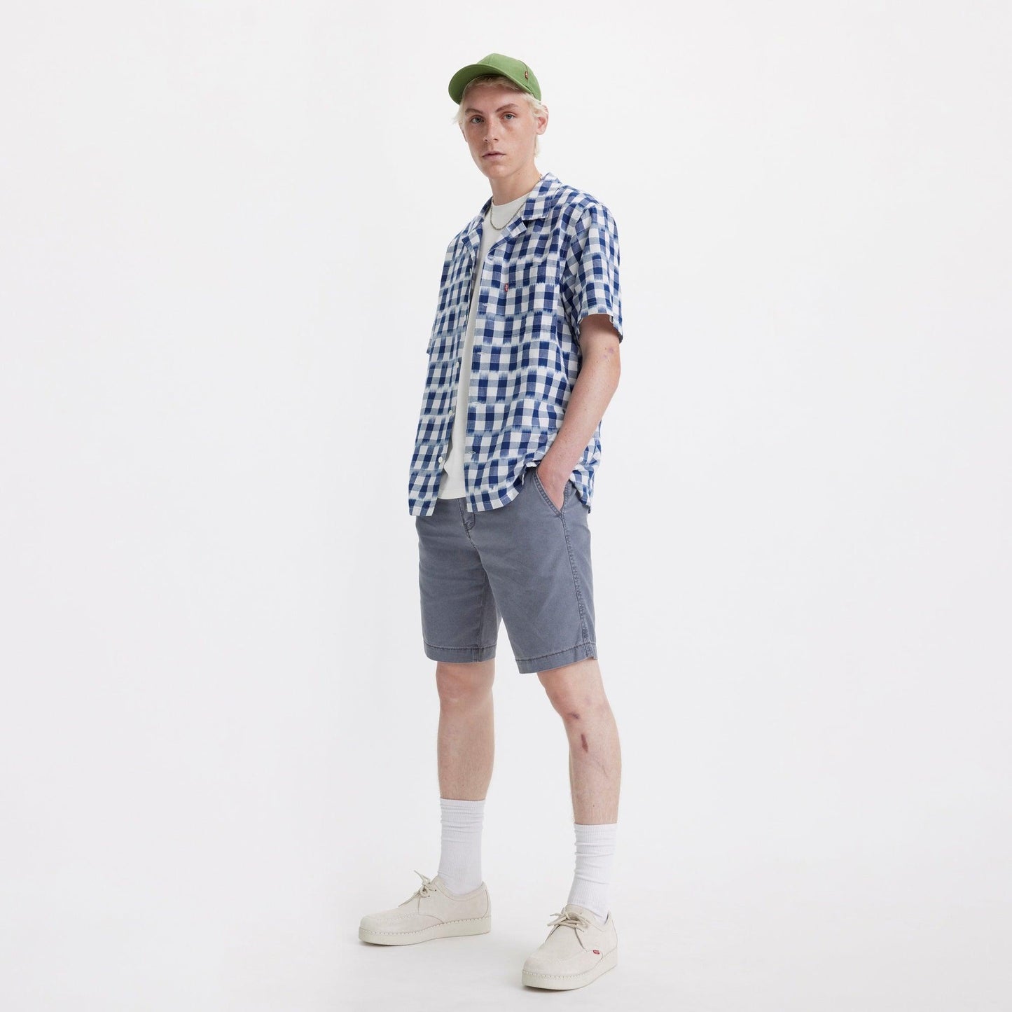 XX CHINO STANDARD TAPER SHORTS - GREY