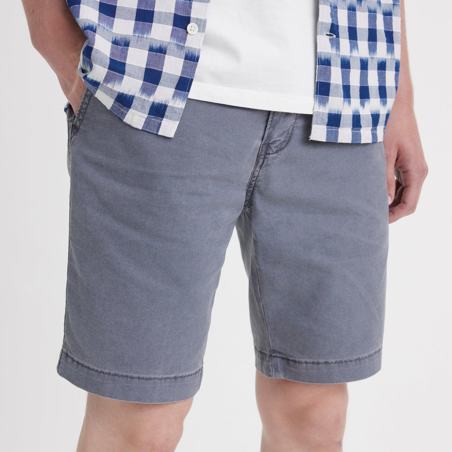 XX CHINO STANDARD TAPER SHORTS - GREY